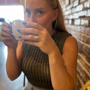 ZARA Knit Sleeveless Sweater Tank – Size M